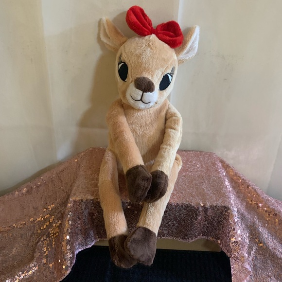 Rudolph The Red Nosed Reindeer Soft Plush Toy, Clarice - Velcro Hands and Paws - Picture 2 of 11